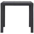 Miniatyrbillede 3 af 6: Haveborde - Living havebord 79 x 79 x 72 cm plastik rattanlook brun