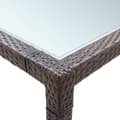 Miniatyrbillede 4 af 6: Haveborde - Living havebord 200x200x74 cm polyrattan brun