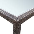 Miniatyrbillede 5 af 6: Haveborde - Living havebord 200x200x74 cm polyrattan brun