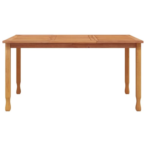 Haveborde - Living havebord 150x90x75 cm massivt teaktræ