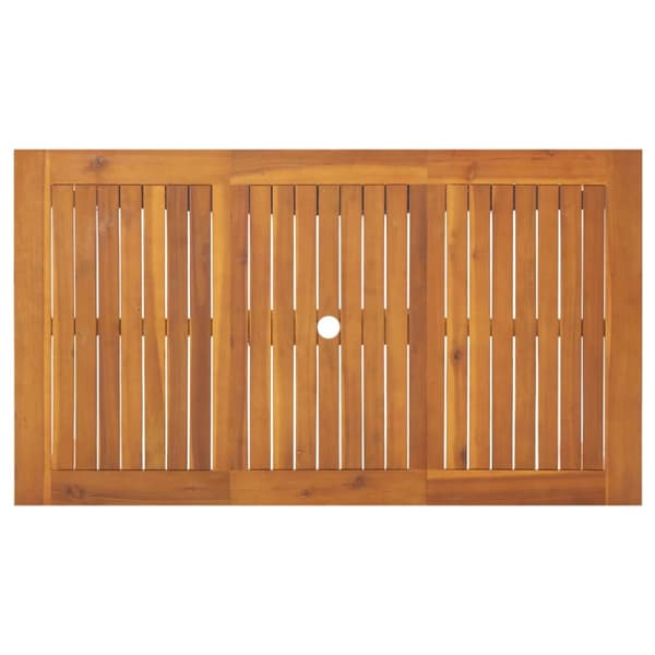 Utebord - Living Trädgårdsbord 140x80x74 cm massivt akaciaträ