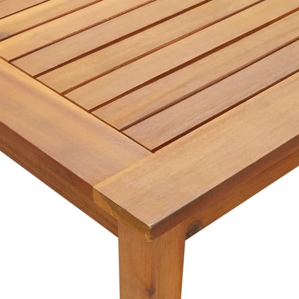 Utebord - Living Trädgårdsbord 140x80x74 cm massivt akaciaträ