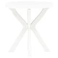 Miniatyrbillede 3 af 6: Haveborde - Living bistrobord Ø70 cm plastik hvid