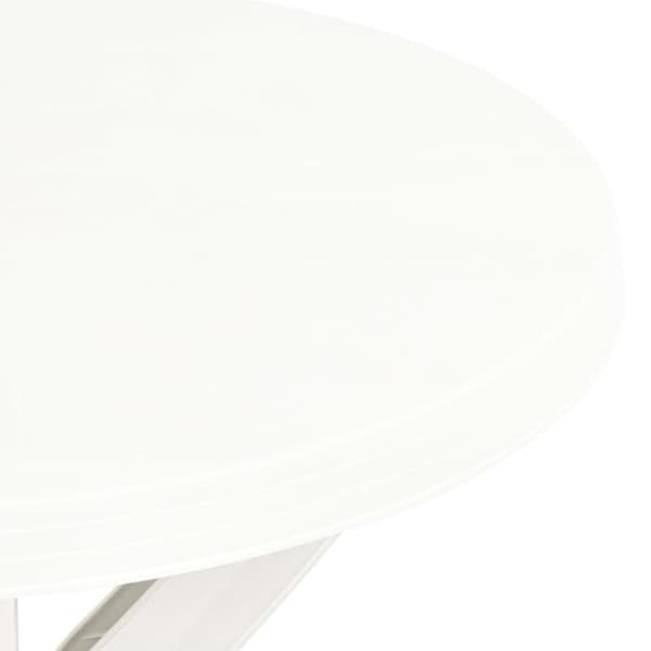 Haveborde - Living bistrobord Ø70 cm plastik hvid