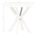 Miniatyrbillede 6 af 6: Haveborde - Living bistrobord Ø70 cm plastik hvid