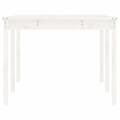 Miniatyrbillede 7 af 9: Haveborde - Living havebord 203,5x100x76 cm massivt fyrretræ hvid