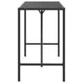 Miniatyrbillede 5 af 7: Haveborde - Living barbord med glasplade 180x70x110 cm polyrattan sort