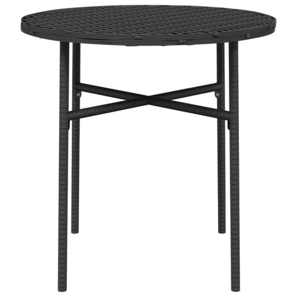 Haveborde - Living tebord 45 cm polyrattan sort