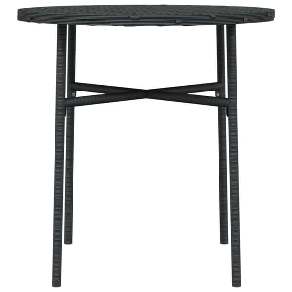 Haveborde - Living tebord 45 cm polyrattan sort