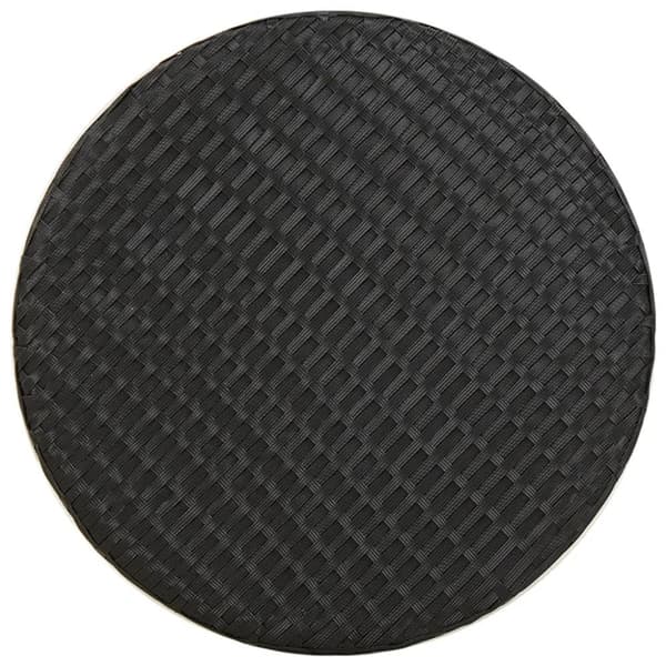 Haveborde - Living tebord 45 cm polyrattan sort