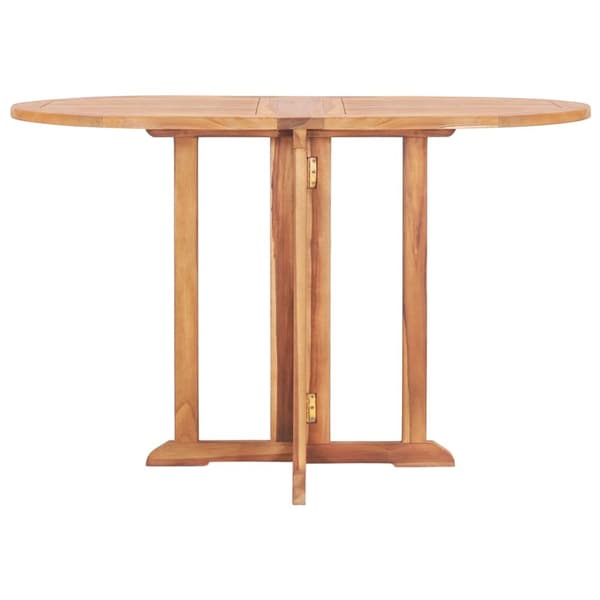 Utebord - Living Hopfällbart trädgårdsbord 120x70x75 cm massiv teak
