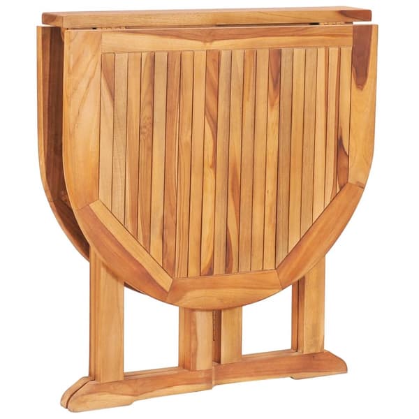 Utebord - Living Hopfällbart trädgårdsbord 120x70x75 cm massiv teak