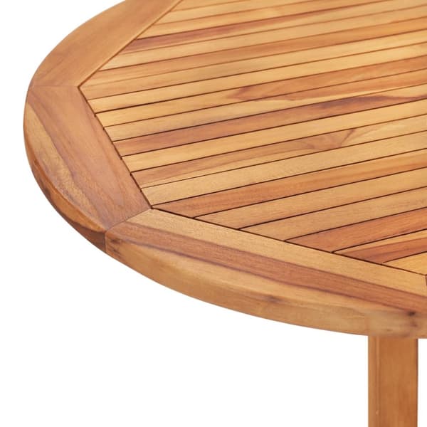 Utebord - Living Hopfällbart trädgårdsbord 120x70x75 cm massiv teak