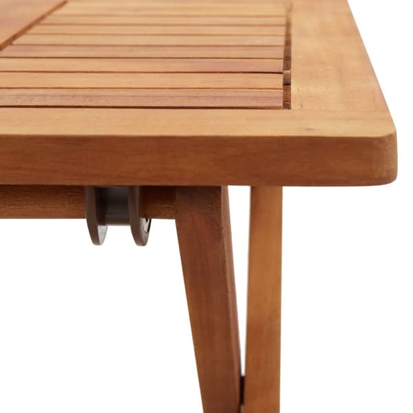 Foldbart havebord 40x40x40 cm massivt akacietræ - Sofabord - Sofaborde - Home & Living