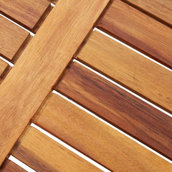 Foldbart havebord 40x40x40 cm massivt akacietræ - Sofabord - Sofaborde - Home & Living