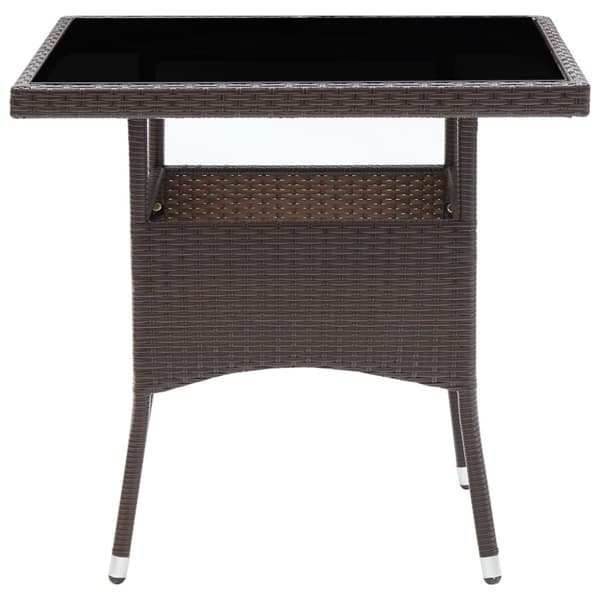 Havebord polyrattan brun - Spisebord - Spiseborde - Home & Living