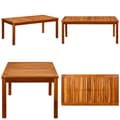 Miniatyrbillede 1 af 8: Sofabord til haven 110x60x45 cm massivt akacietræ - Sofabord - Sofaborde - Home & Living