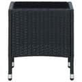 Miniatyrbillede 3 af 6: Havebord 40x40x45 cm polyrattan sort - Havebord - Haveborde - Home & Living
