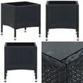 Miniatyrbillede 1 af 6: Havebord 40x40x45 cm polyrattan sort - Havebord - Haveborde - Home & Living