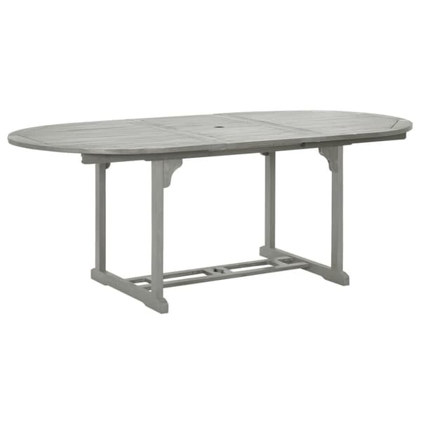 Havebord 200x100x75 cm massivt akacietræ grå - Spisebord - Spiseborde - Home & Living