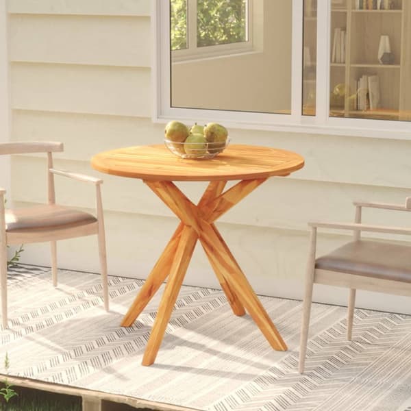 Havebord 85x85x75 cm massivt akacietræ - Havebord - Haveborde - Home & Living