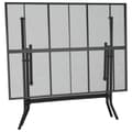 Miniatyrbillede 8 af 10: Foldbart havebord 110x80x72 cm stål og meshstof antracitgrå - Havebord - Haveborde - Home & Living