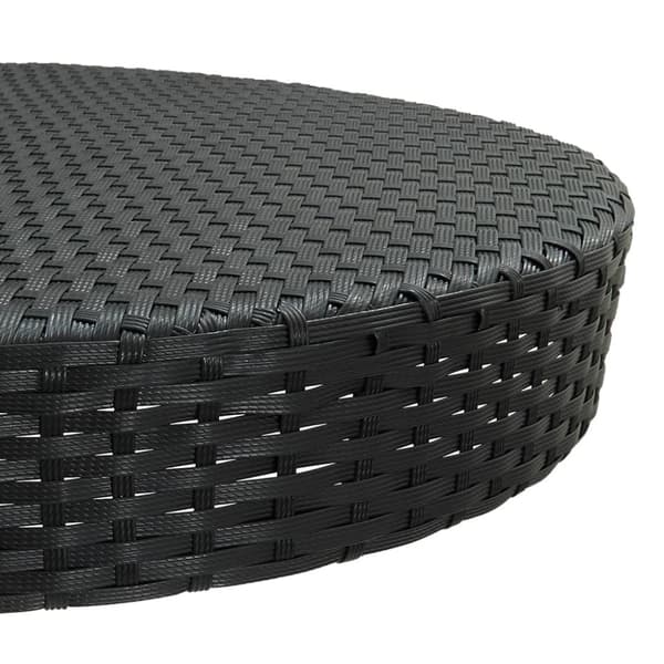 Havebord 75,5x106 cm polyrattan sort - Havebord - Haveborde - Home & Living