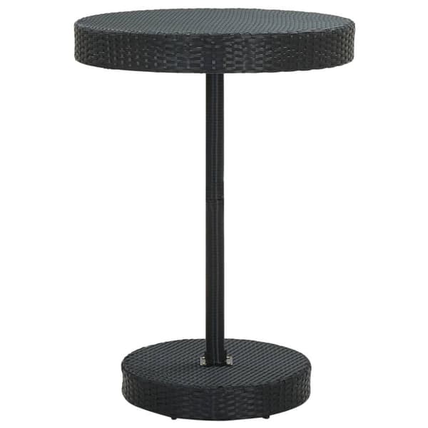 Havebord 75,5x106 cm polyrattan sort - Havebord - Haveborde - Home & Living