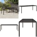 Miniatyrbillede 1 af 7: Havebord 250x100x75 cm hærdet glas og polyrattan brun - Havebord - Haveborde - Home & Living
