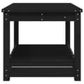 Miniatyrbillede 7 af 9: Havebord 82,5x50,5x45 cm massivt fyrretræ sort - Havebord - Haveborde - Home & Living