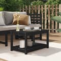 Miniatyrbillede 2 af 9: Havebord 82,5x50,5x45 cm massivt fyrretræ sort - Havebord - Haveborde - Home & Living
