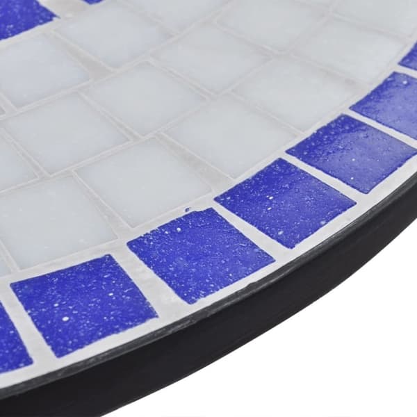 Caféset blå och vit 60 cm mosaik - Bord - Mosaikbord - Home & Living