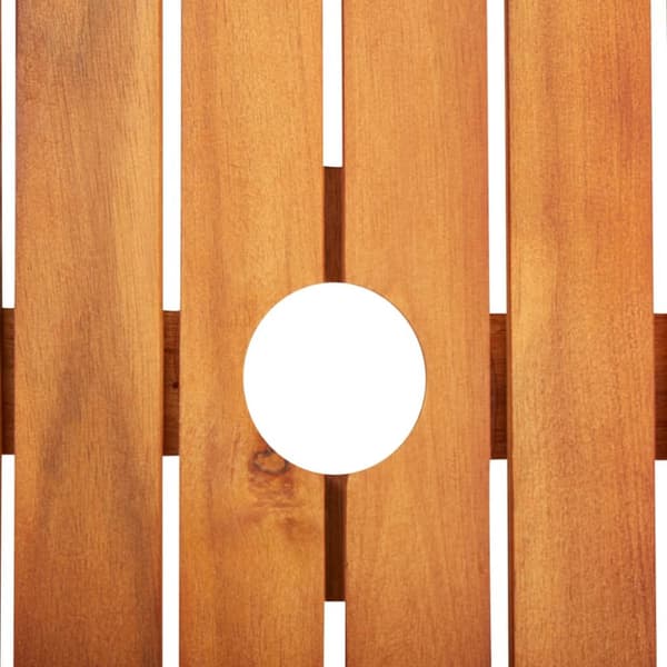 Havebord 215 x 90 x 74 cm massivt akacietræ - Spisebord - Spiseborde - Home & Living
