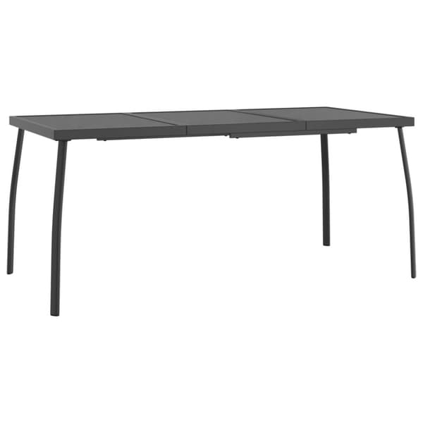 Trädgårdsbord antracit 165x80x72 cm stålnät - Trädgårdsbord - Utomhusbord - Home & Living