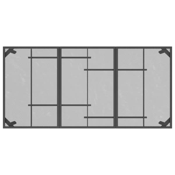 Trädgårdsbord antracit 165x80x72 cm stålnät - Trädgårdsbord - Utomhusbord - Home & Living