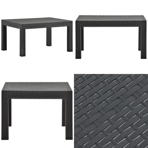 Havebord 58x58x41 cm PP antracitgrå - Havebord - Haveborde - Home & Living