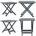 Miniatyrbillede 1 af 8: Foldbart havebord 79 x 72 x 70 cm plastik grøn - Havebord - Haveborde - Home & Living