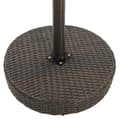 Miniatyrbillede 4 af 6: Havebord 75,5x106 cm polyrattan brun - Havebord - Haveborde - Home & Living