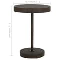Miniatyrbillede 6 af 6: Havebord 75,5x106 cm polyrattan brun - Havebord - Haveborde - Home & Living