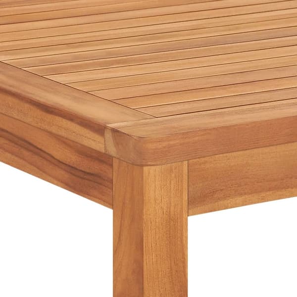 Havebord 180x90x77 cm massivt teaktræ - Spisebord - Spiseborde - Home & Living