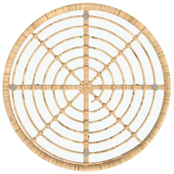 Spisebord Ø80 cm hærdet glas og stål - Spisebord - Spiseborde - Home & Living