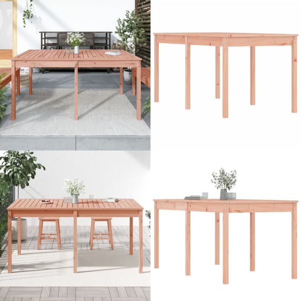 Havebord 159,5x82,5x76 cm massivt douglasgran - Havebord - Haveborde - Home & Living