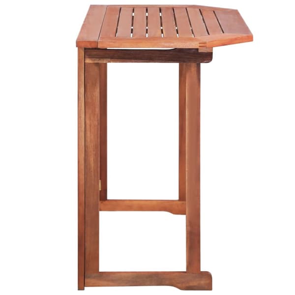 Cafébord 90x50x75 cm massivt akaciaträ - Balkongbord - Balkong Bord - Home & Living