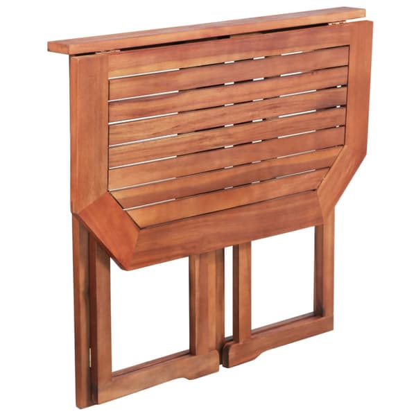 Cafébord 90x50x75 cm massivt akaciaträ - Balkongbord - Balkong Bord - Home & Living