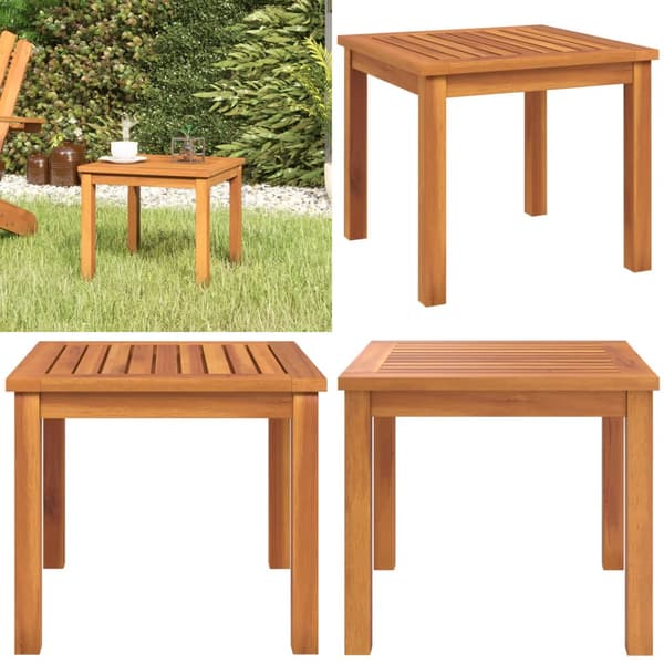 Sofabord 40x40x36 cm massivt akacietræ - Sofabord - Sofaborde - Home & Living
