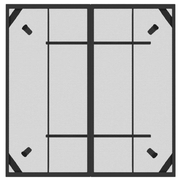 Havebord 100x100x72 cm stål og meshstof antracitgrå - Havebord - Haveborde - Home & Living