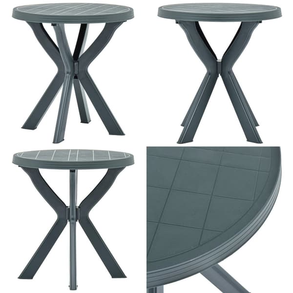 Bistropöytä vihreä Ø70 cm muovi - Puutarhapöytä - Puutarhapöydät - Home & Living