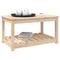 Miniatyrbillede 5 af 9: Havebord 82,5x50,5x45 cm massivt fyrretræ - Havebord - Haveborde - Home & Living