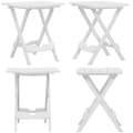 Miniatyrbillede 1 af 8: Foldbart havebord 45,5 x 38,5 x 50 cm hvid - Foldbart Havebord - Foldbare Haveborde - Home & Living
