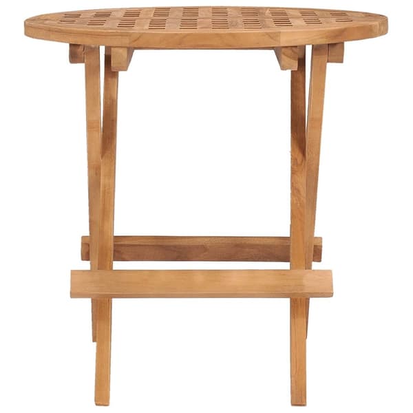 Foldbart havebord 50x50x50 cm massivt teaktræ - Havebord - Haveborde - Home & Living